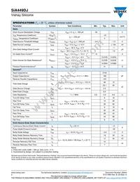 SIA449DJ-T1-GE3 Datasheet Page 2