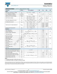 SIA453EDJ-T1-GE3 Datasheet Page 2