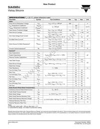 SIA456DJ-T1-GE3 Datasheet Page 2