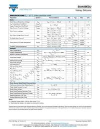 SIA459EDJ-T1-GE3 Datasheet Page 2