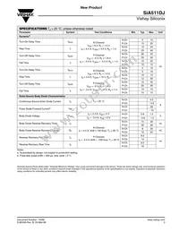 SIA511DJ-T1-GE3 Datasheet Page 3
