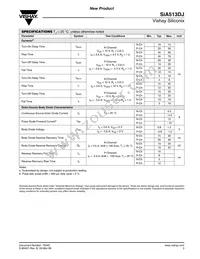 SIA513DJ-T1-GE3 Datasheet Page 3