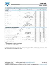 SIA519EDJ-T1-GE3 Datasheet Page 3