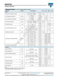 SIA527DJ-T1-GE3 Datasheet Page 2
