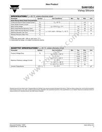 SIA810DJ-T1-E3 Datasheet Page 3