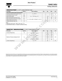 SIA811ADJ-T1-GE3 Datasheet Page 3