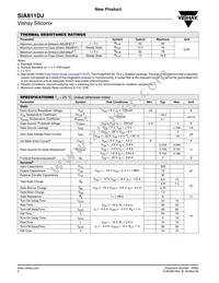 SIA811DJ-T1-GE3 Datasheet Page 2