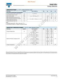 SIA813DJ-T1-GE3 Datasheet Page 3