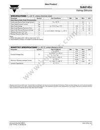 SIA814DJ-T1-GE3 Datasheet Page 3