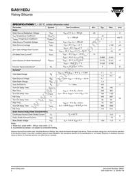 SIA911EDJ-T1-GE3 Datasheet Page 2