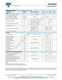 SIA918EDJ-T1-GE3 Datasheet Page 2