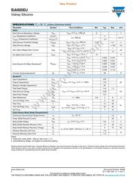 SIA920DJ-T1-GE3 Datasheet Page 2
