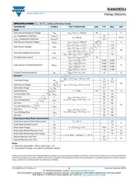 SIA922EDJ-T4-GE3 Datasheet Page 2