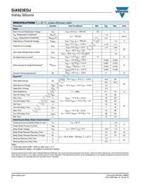 SIA923EDJ-T4-GE3 Datasheet Page 2