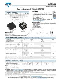 SIA928DJ-T1-GE3 Datasheet Cover