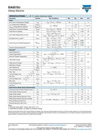 SIA931DJ-T1-GE3 Datasheet Page 2