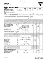 SIA950DJ-T1-GE3 Datasheet Page 2