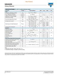 SIB404DK-T1-GE3 Datasheet Page 2