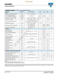 SIB408DK-T1-GE3 Datasheet Page 2