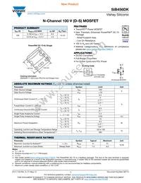 SIB456DK-T1-GE3 Datasheet Cover