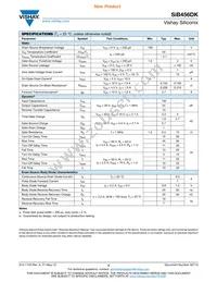 SIB456DK-T1-GE3 Datasheet Page 2