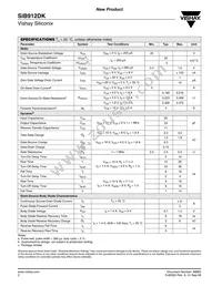 SIB912DK-T1-GE3 Datasheet Page 2