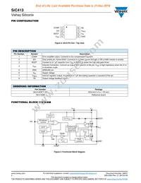 SIC413CB-T1-E3 Datasheet Page 2