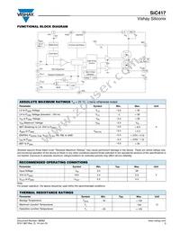 SIC417CD-T1-E3 Datasheet Page 3