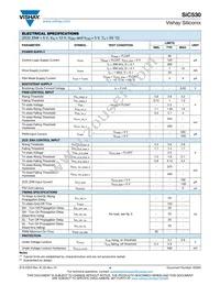 SIC530CD-T1-GE3 Datasheet Page 4