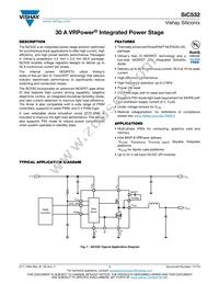 SIC532CD-T1-GE3 Datasheet Cover