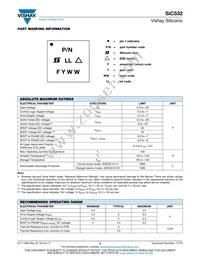 SIC532CD-T1-GE3 Datasheet Page 3