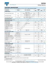 SIC534CD-T1-GE3 Datasheet Page 4