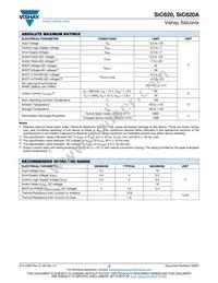 SIC620ACD-T1-GE3 Datasheet Page 3