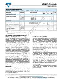 SIC620ARCD-T1-GE3 Datasheet Page 5