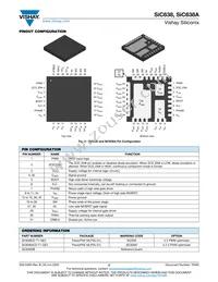 SIC638CD-T1-GE3 Datasheet Page 2