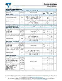 SIC638CD-T1-GE3 Datasheet Page 4