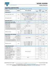 SIC639CD-T1-GE3 Datasheet Page 4