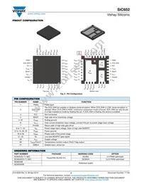 SIC652CD-T1-GE3 Datasheet Page 2