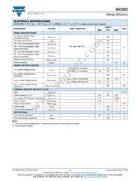 SIC652CD-T1-GE3 Datasheet Page 5