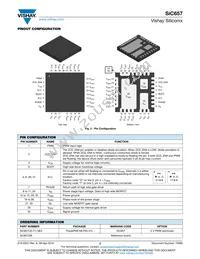 SIC657CD-T1-GE3 Datasheet Page 2
