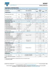 SIC657CD-T1-GE3 Datasheet Page 4