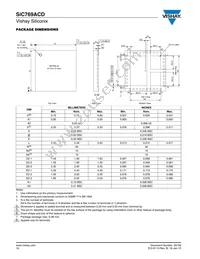 SIC769ACD-T1-GE3 Datasheet Page 16