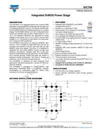 SIC769CD-T1-E3 Datasheet Cover