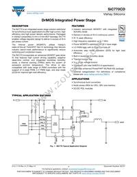 SIC770CD-T1-GE3 Datasheet Cover