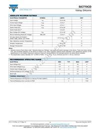 SIC770CD-T1-GE3 Datasheet Page 3