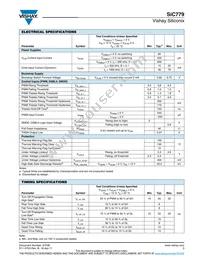 SIC779CD-T1-GE3 Datasheet Page 3
