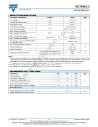 SIC783ACD-T1-GE3 Datasheet Page 3