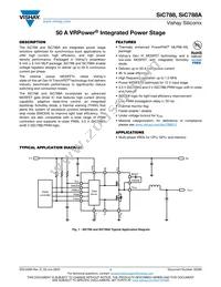 SIC788CD-T1-GE3 Datasheet Cover