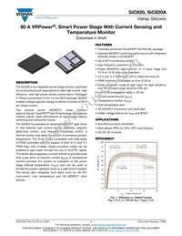 SIC820ED-T1-GE3 Datasheet Cover