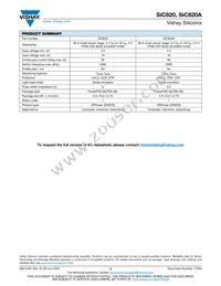 SIC820ED-T1-GE3 Datasheet Page 2